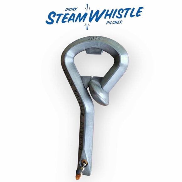 Steam Whistle 2014 Rail Spike Bottle Opener Collectible NWT - Picture 1 of 4